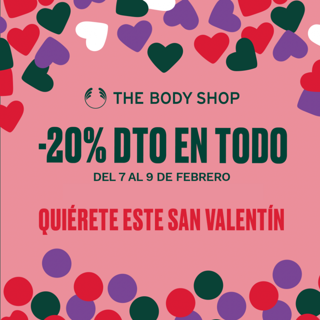 Oferta The Body Shop (San Valentin)