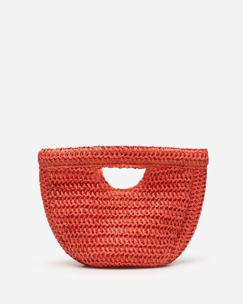 Bolso mini Rafia color